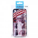 Wholesale iPhone SE (2020) / 8 / 7 Design Tempered Glass Hybrid Case (Cute Girl)